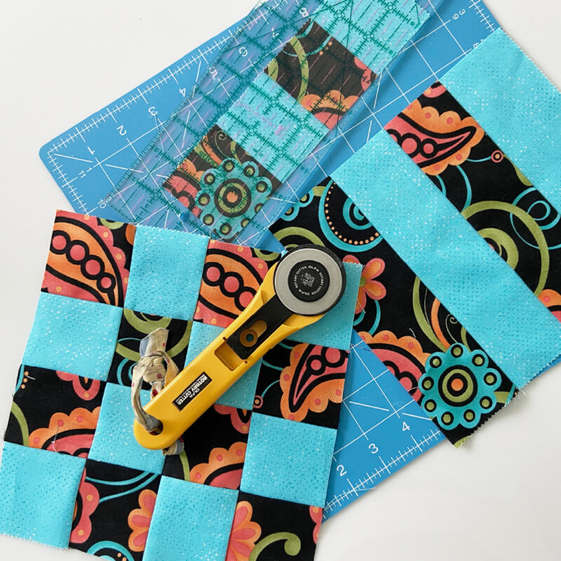 Scrappy patchwork block tutorial - Aunt Ems Quilts