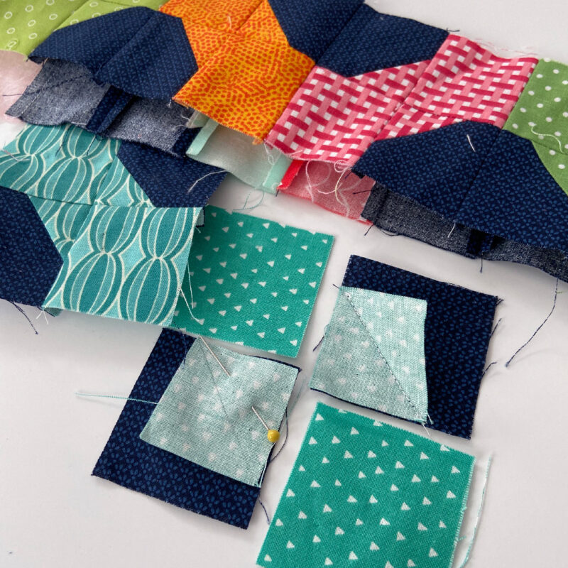 How To Make a Bowtie Quilt Block - Aunt Ems Quilts