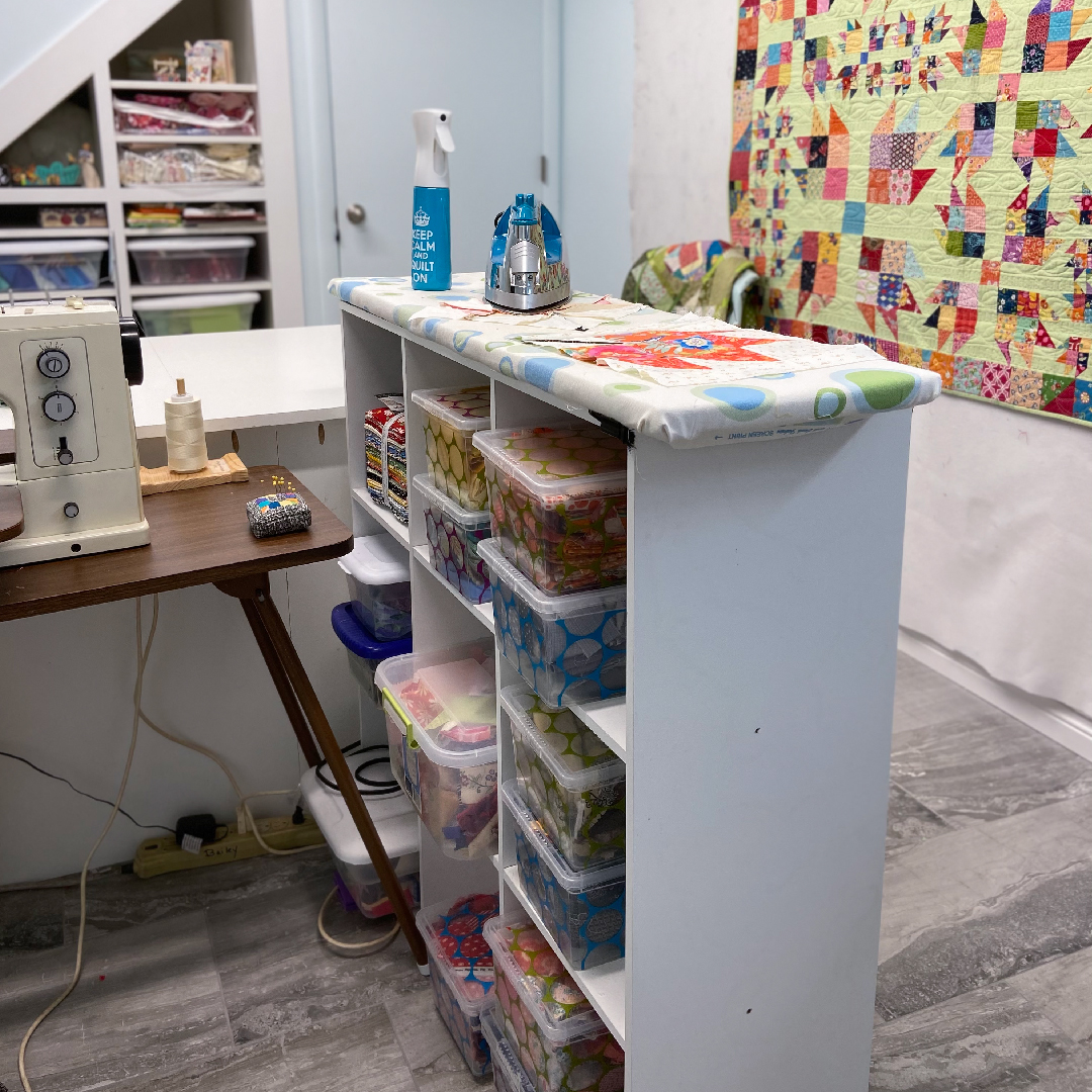 How to Make a Space Saving Ironing Station Aunt Ems Quilts
