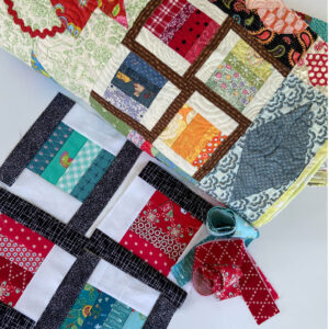 How to Make a Primitive Spool Quilt Blocks - Aunt Ems Quilts