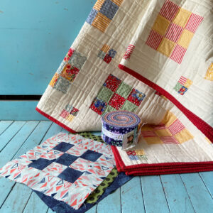 Learn to Make a Floating Nine Patch - Aunt Ems Quilts