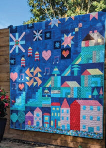 Summer Nights sampler quilt Bonnie