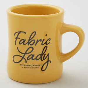 Yellow Fabric lady much