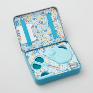 Blue travel sewing kit